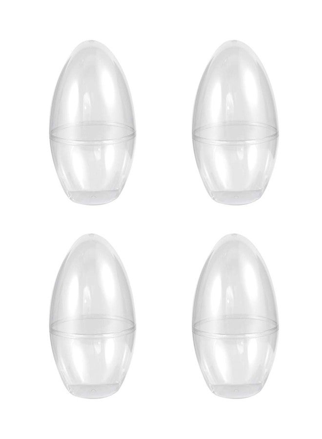 TENDYCOCO 4pcs Fillable Transparent Ornaments Candy Boxes Easter Christmas Wedding Party Home Decor Size - Image 1