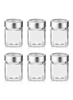 Treo By Milton Cube Storage Glass Jar, Set of 6, 180 ml Each, Transparent, BPA Free, Storage Jar, Kitchen Organizer Modular, Multipurpose Cookies Jar - pzsku/Z7DE21C25570D50184077Z/45/_/1738307040/d046c6e3-41cd-4298-8478-cc57379249c8