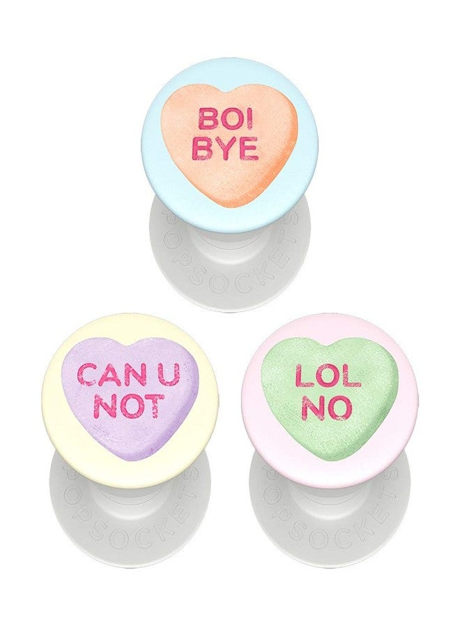 PopSockets PopMinis: Mini Grips for Phones & Tablets (3 Pack) - Sassy Hearts - Image 1
