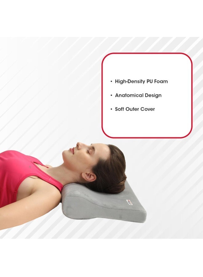 LifeWear Neck Pain Relief Pillow | Cervical Memory Foam Pillow | Orthopedic Ergonomic Neck Support | Contour Design for Sleeping | Breathable Washable Cover - Image 1