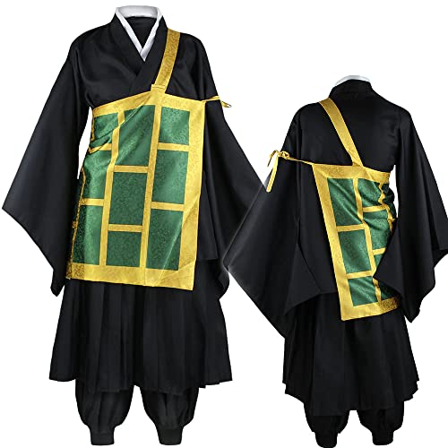 Lmetsky Geto Suguru Cosplay Costume Outfit Geto Suguru Kimono Black Uniform Men Halloween Christmas - Image 2