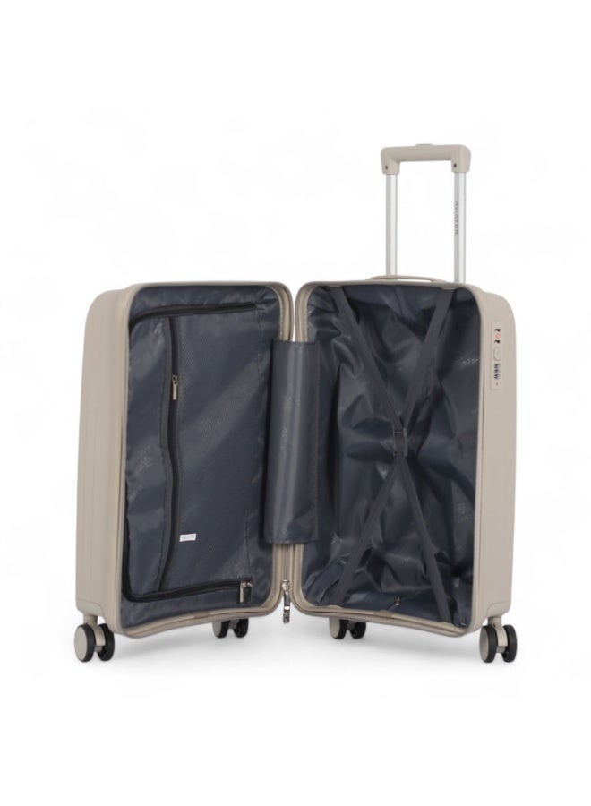 أفياتور حقيبة سفر ضد الكسر من خامة البولي بروبيلين مقاس 20 انش - بدبل كفرات- من ماركة AVIATOR-ضمان سنة شامل الكسر - Image 2