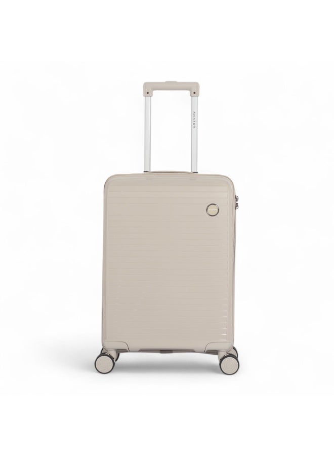 أفياتور حقيبة سفر ضد الكسر من خامة البولي بروبيلين مقاس 20 انش - بدبل كفرات- من ماركة AVIATOR-ضمان سنة شامل الكسر - Image 1