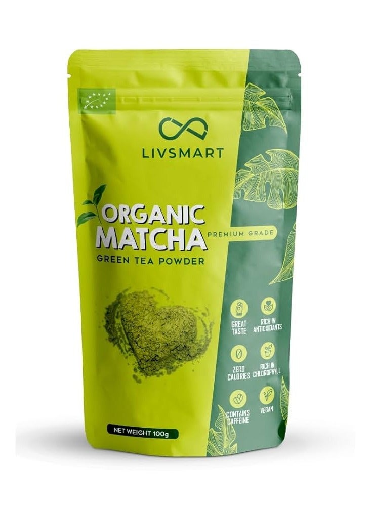 LIVSMART Organic Matcha - Green Tea Powder 100g - Image 1