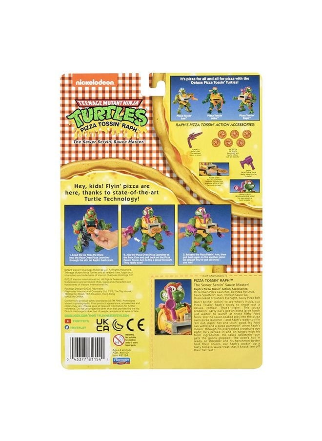 Teenage Mutant Ninja Turtles تمثال رافائيل الأصلي الكلاسيكي لرمي البيتزا  - Image 2