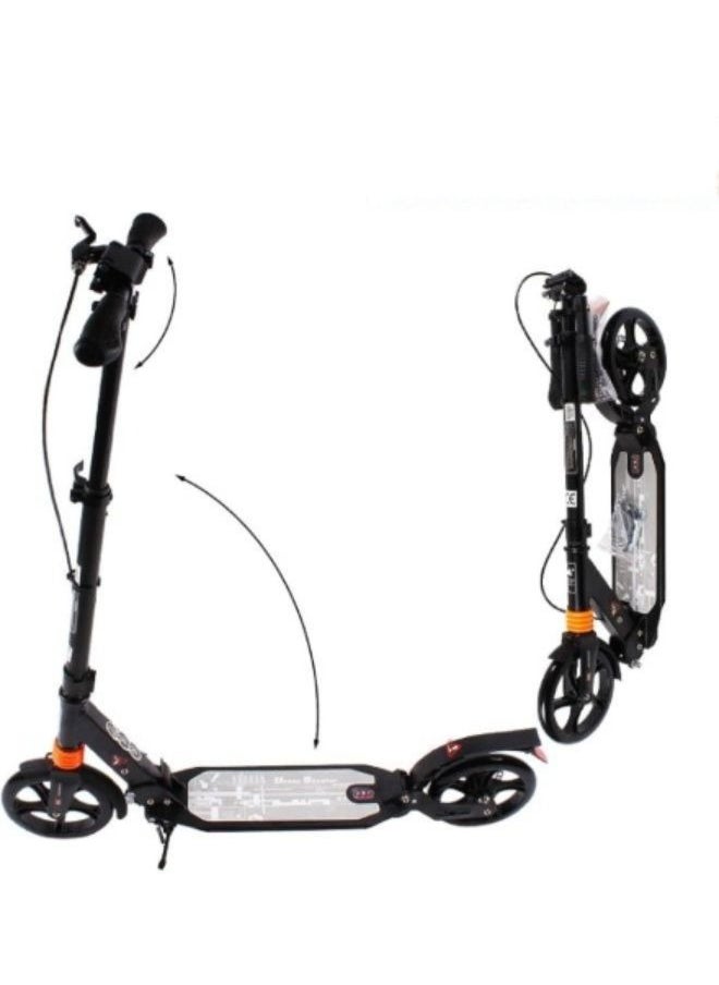 Generic - Manually Adjustable Foldable Portable 2-wheel Kick Scooter for Adults - Image 1