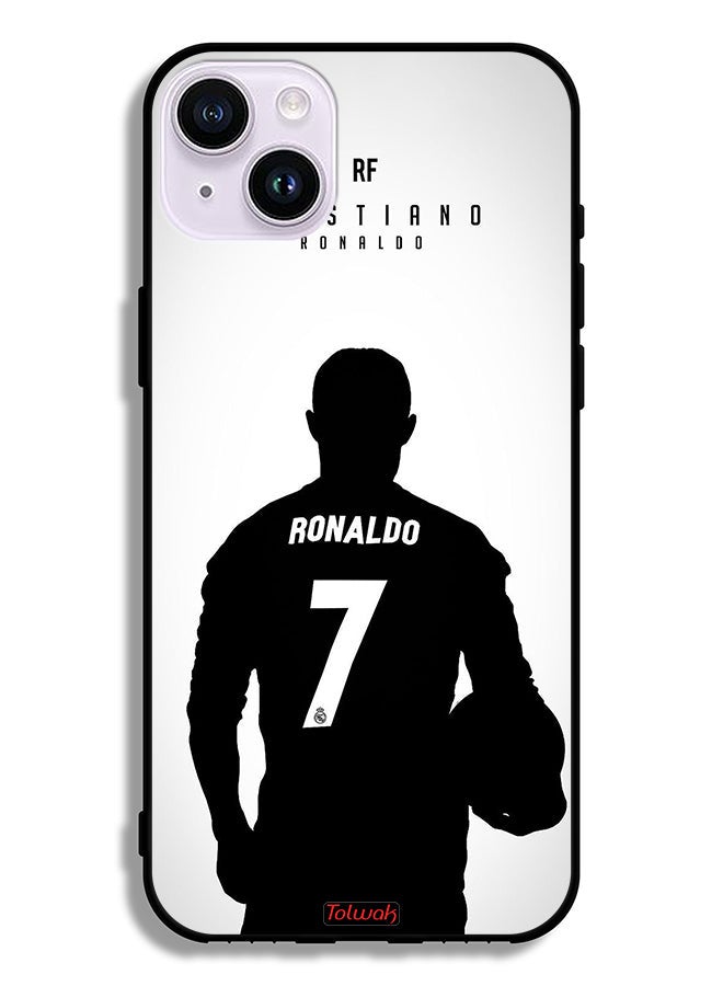 Tolwak Apple iPhone 14 Protective Case Cristiano Ronaldo Mask - Image 2