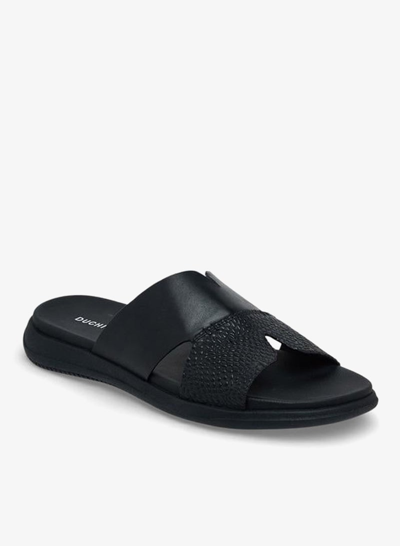DUCHINI Men Leather Comfort Sandals - Image 3