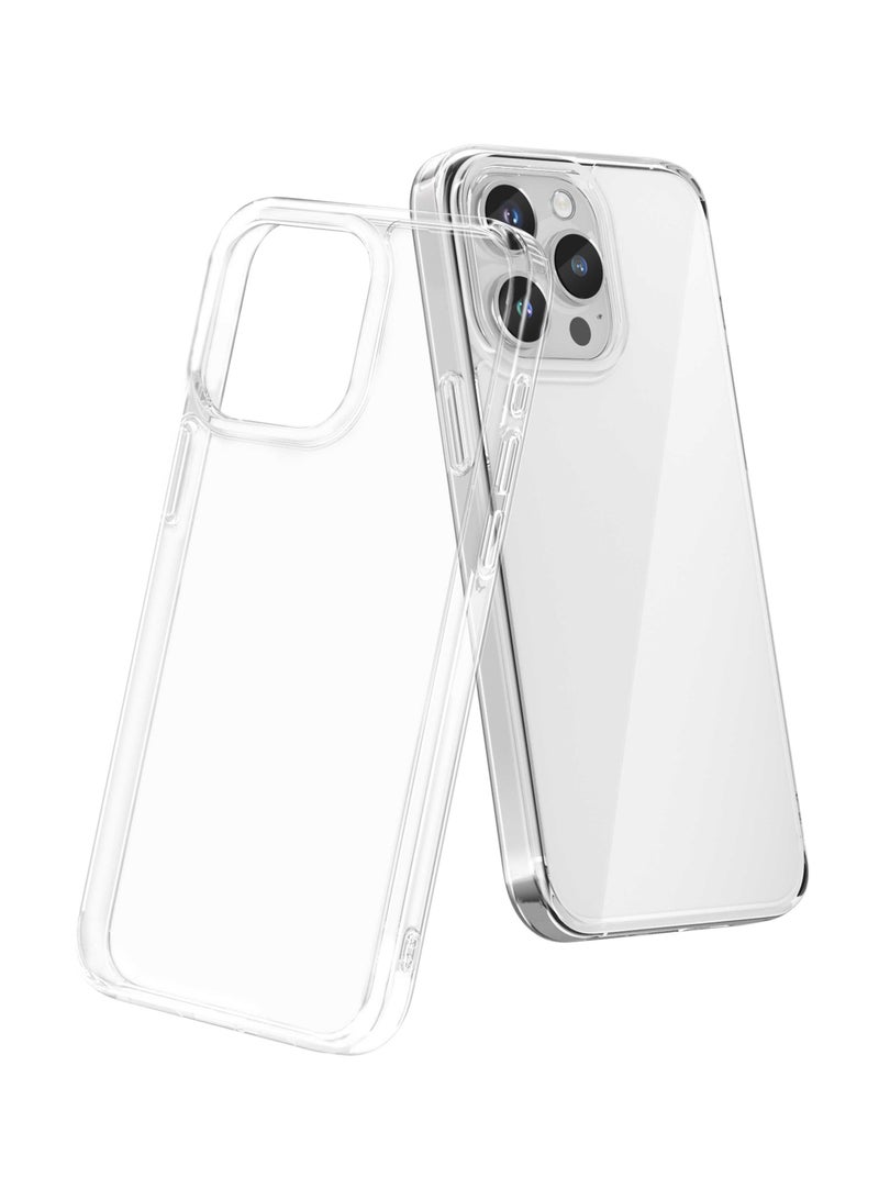 GREEN LION iPhone 15 Pro Max Case Crystal Clear Back Cover / Drop Protection / Precise Cutouts / Anti Yellowing / Anti Scratch / High Level Protection / Anti-Microbial Protection- Clear - Image 1