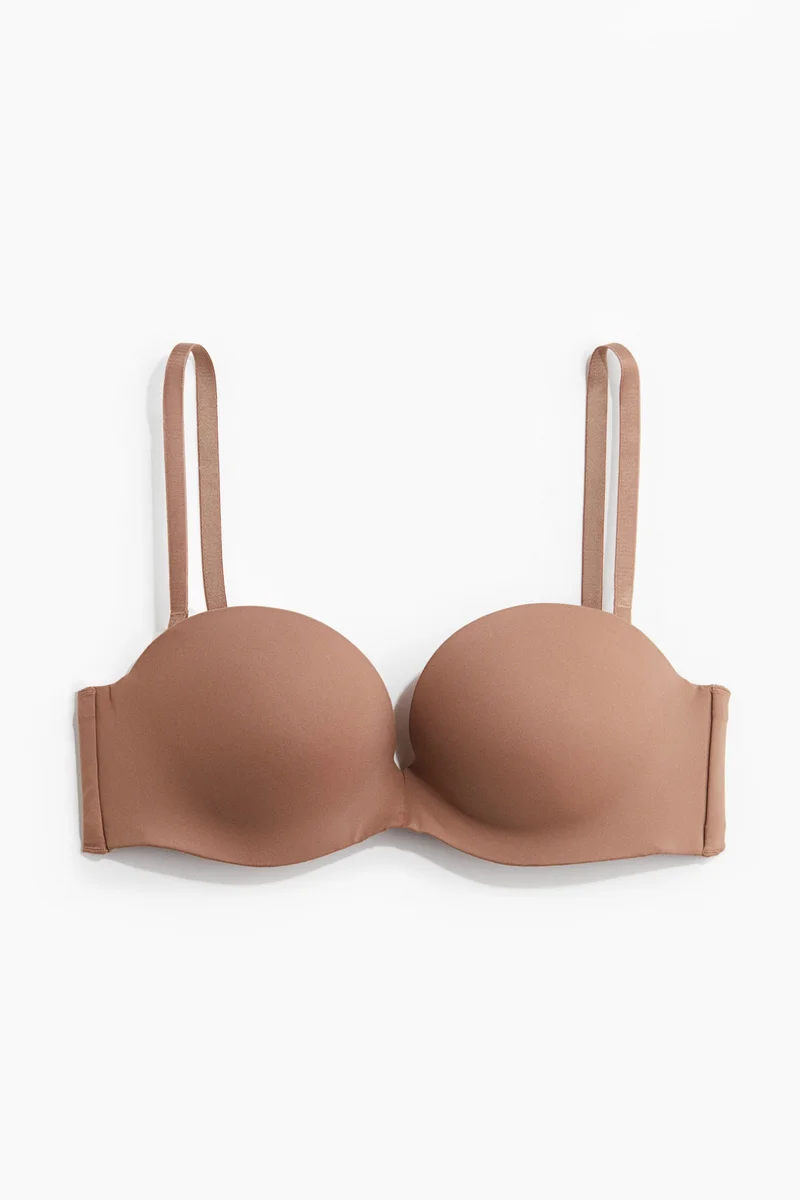 H&M Microfibre super push-up balconette bra