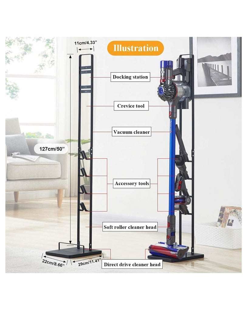 Vacuum Stand for Dyson Handheld V11 V10 V8 V7 V6  (Black) - Image 2