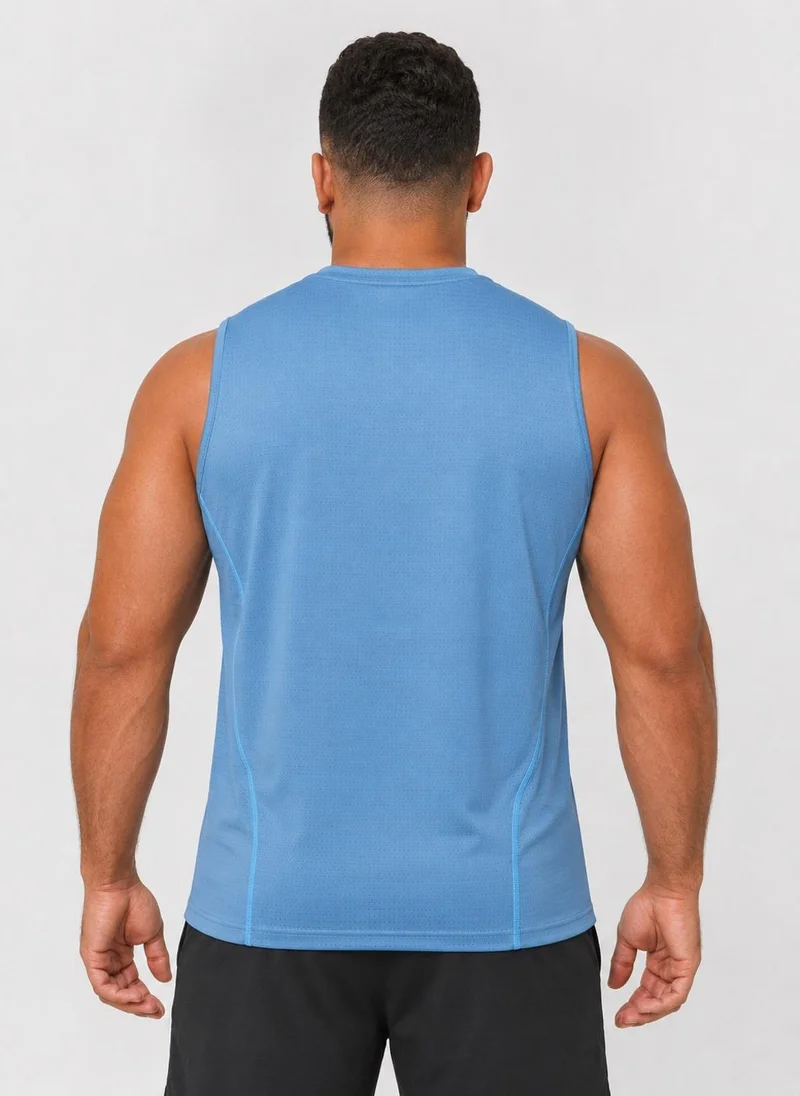 Prima Ace Sky Blue Plus Size Airflow Tank Premium Premium Sky Blue for Men | Best Price UAE