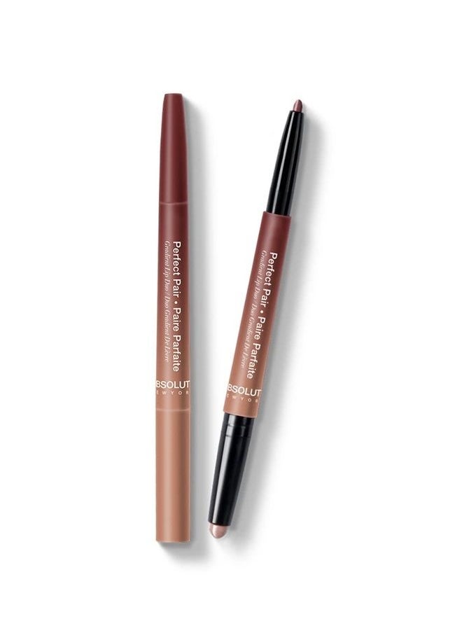 Absolute New York Perfect Pair Lip Duo (SUGAR & SPICE) 
