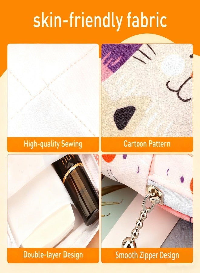 YUISI Sanitary Napkin Storage Bag, Menstrual Pad Bag with Zipper, Multi-Purpose Storage Bag for Napkin, Sanitary Pads, Lipstick, Mini Cosmetic Bag Wash Bag - Image 4