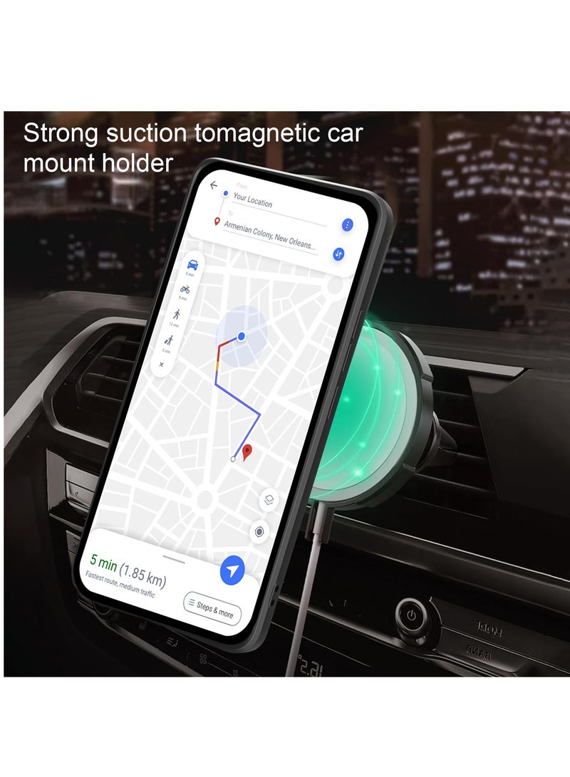 Phone Cover for Realme C75/ Realme C75x 4G with Slide Camera Cover Drop Protective Phone Case with Magnetic Car Mount Holder - Image 3