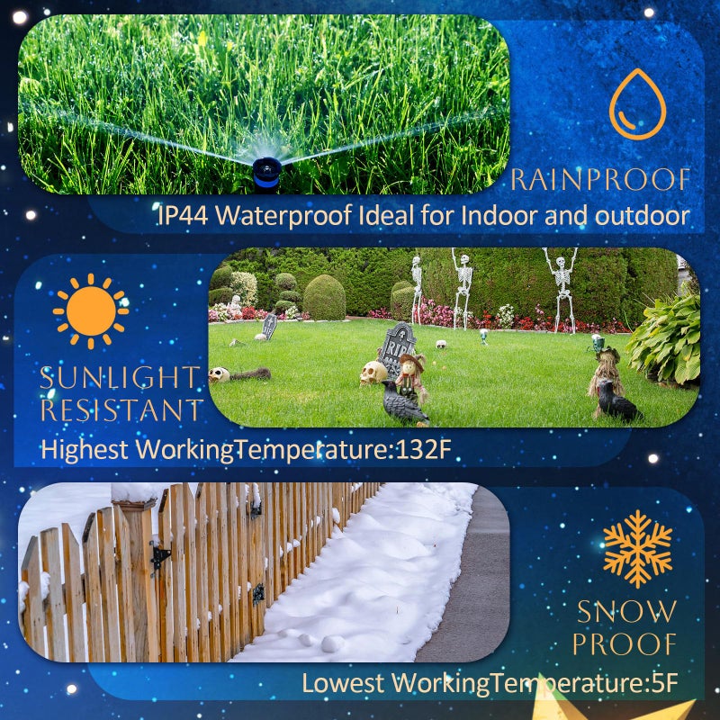 Lingvee Valentine Projector Light with 3 Film Slides Holiday LED Projector Lights for Valentine's Day St. Patrick's Day Easter Outdoor Waterproof Landscape Decorative Lighting Irish Easter Party Decor - Image 5