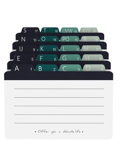 Index Card Dividers 3 X 5 Inches Alphabetical Tabbed Index Cards Guides Colored Note Cards File And Recipe Guides With Alphabetical Tabs Assorted Colors 20 Counts Az Guide