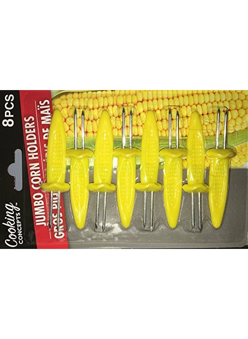 Cooking Concepts Jumbo Corn Holders Reusable Corn Holders BBQ Corn Holders Corn On the COB 