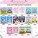 Capoda 24 Set192 Pcs Valentines Day Gifts Cards Valentines Watercolor Coloring Book Set Valentines Day Painting Book for Kid Class School Exchange Prizes Paint Craft Party Favors - Image 4