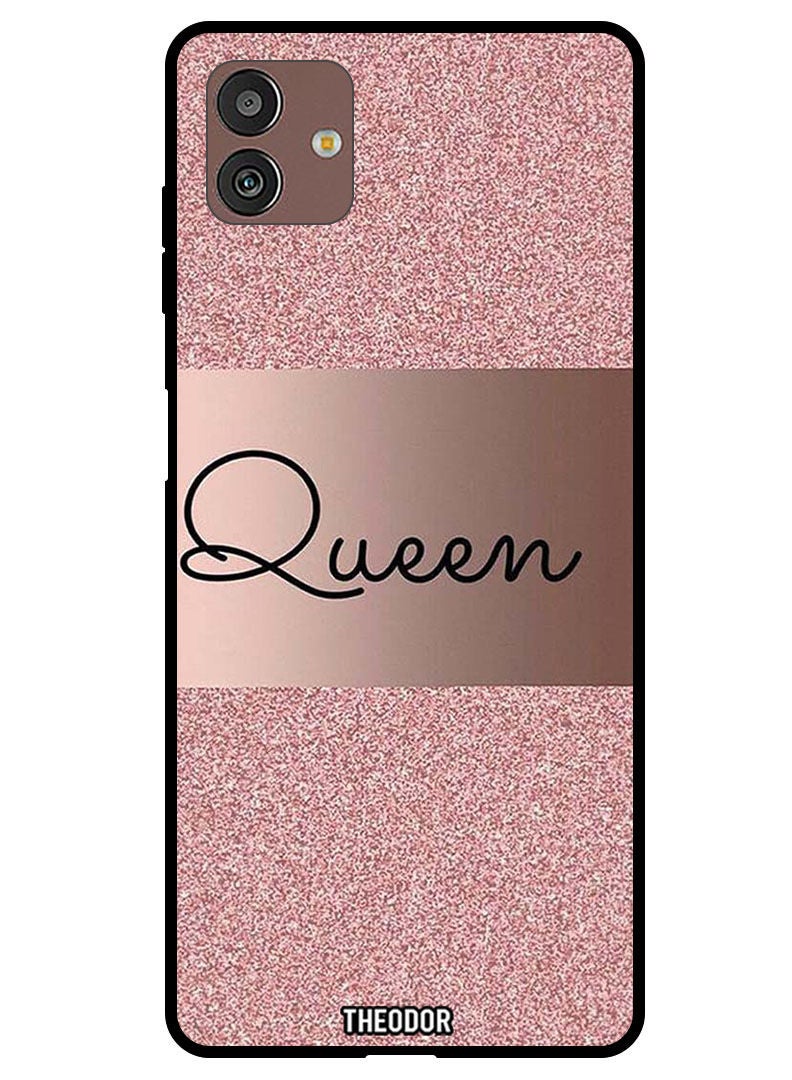 Theodor Protective Case Cover For Samsung Galaxy M13 5G   DCQ0000297 Queen Glitters BG - Image 1