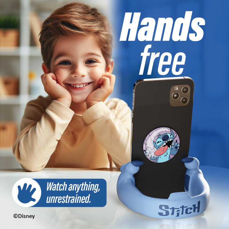 iJoy Disney Stitch Hands Phone Stand for Desk- Stitch Disney Phone Holder Stand for Home/Office/More â€“ Lilo and Stitch Gifts for Girls, Boys, and All Fans of Lilo and Stitch Stuff - Image 2