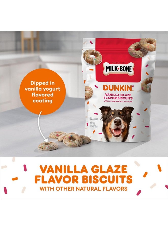 MILK-BONE Milk-Bone Dunkin' Vanilla Glaze Flavor Dog Biscuits with Other Natural Flavors, 8 oz Bag  - Image 3
