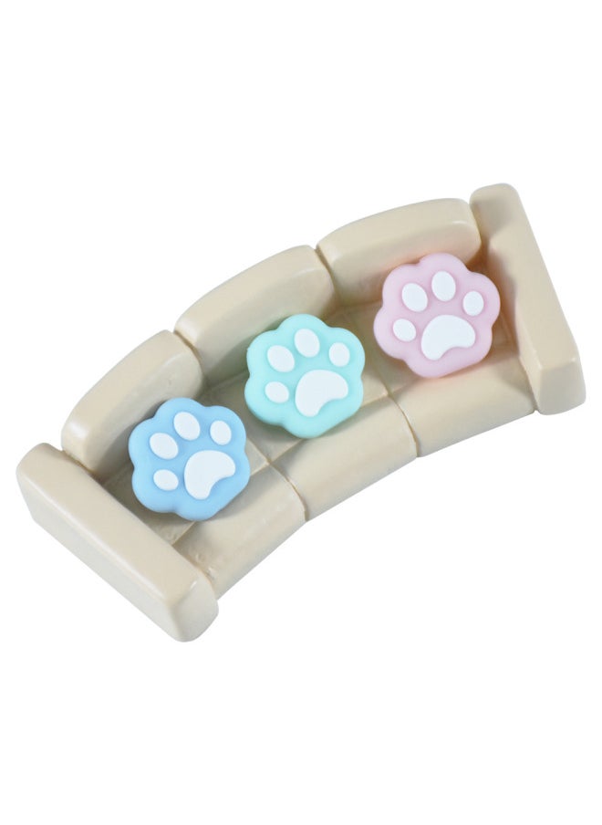 Suitable For Switch Cat Claw Button Stick Rocker Cap Ns Cross Color Stick Rocker Cap Protective Sleeve Accessories-Product Color:Combination 8