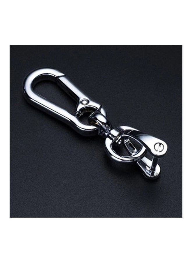 Metal Key Ring Holder Horseshoe Car Keychain Multi-function Keyring