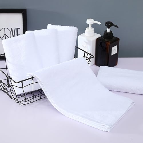 WUWEOT 15 Pack Sublimation Blank Towels, 16 x 24 Inch DIY Microfiber Kitchen Towel, White Soft Bathroom Towels, Easy to Clean Multi Purpose Dish Towel for Cleaning and Decoration - Image 5