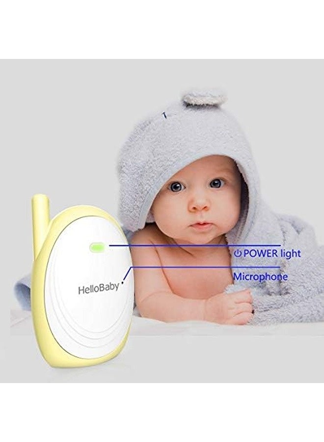 Hellobaby Audio Baby Monitor, Up to 1000ft Range, Sound Indicator with High-Sensitivity Microphone, 6.0 DECT Technology for Clear, Secure Audio Monitoring - Image 4