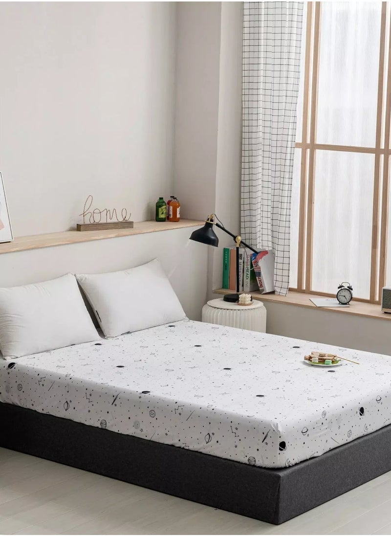 Generic Planet Print Fitted Sheet  - Image 4
