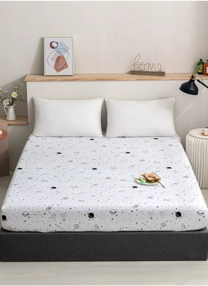Generic Planet Print Fitted Sheet  - Image 1