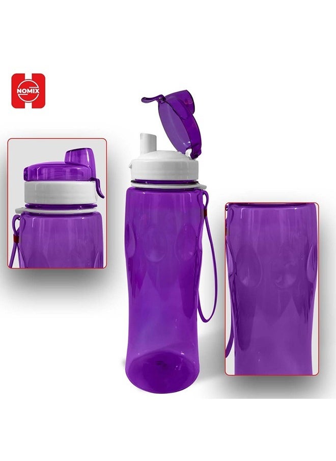 Nomix - Water bottle 800ml eastern design purple - Image 1