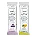 FabbPro Oshibori Moist Terry Cotton Refreshment Towels (50 Pack, 8 x 8 Inches) - White Mildly Scented Pre-moistened Towel to Use Hot or Cold - Lemon & Lavender Scent Bundle of 25 each - Image 2