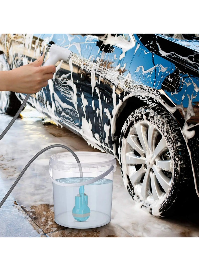 Portable Showers Camping Shower, Camping Shower with Submersible Pump, Portable Outdoor Shower Water Pump for Camping - Image 4