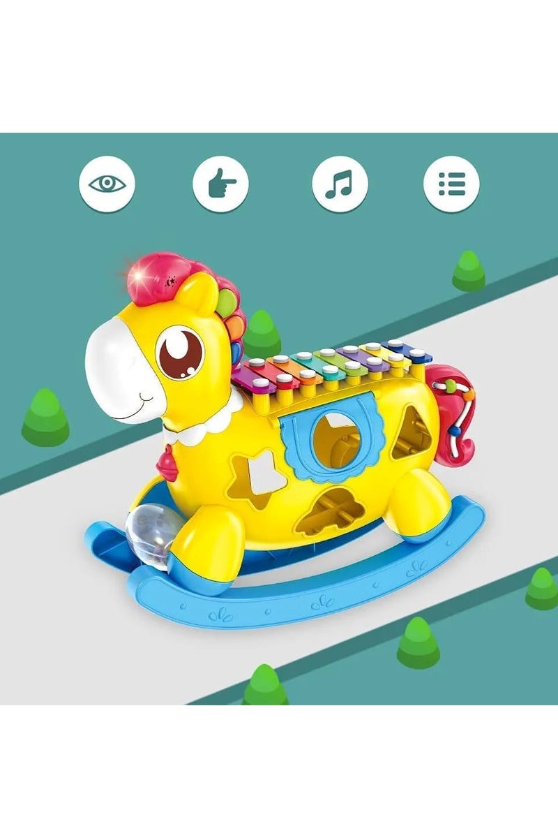 Musical Hours Xylophone Toy for Kids – Light & Sound Educational Toy | Best Gift for Toddlers & Children | Newest Musical Learning Toy - Image 2