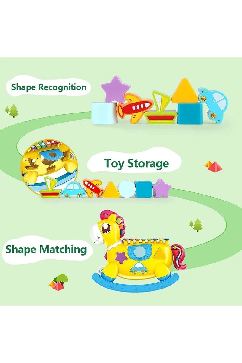 Musical Hours Xylophone Toy for Kids – Light & Sound Educational Toy | Best Gift for Toddlers & Children | Newest Musical Learning Toy - Image 4