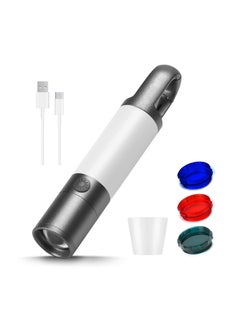 Y&D LED Flashlight, 1000 High Lumens Flashlights with USB Rechargeable Battery, 8 Modes Zoomable Flash Light Sidelight and Magnetic, Waterproof Portable Flashlight Camping Accessories  - Image 1
