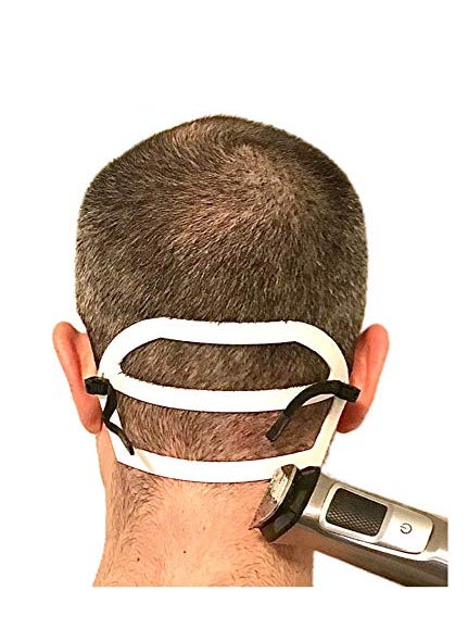 Rake Specialty - Neck Hair Liner - Straight or Curved Neck Hairline Guide Template Stencil, 16 cm - Image 1