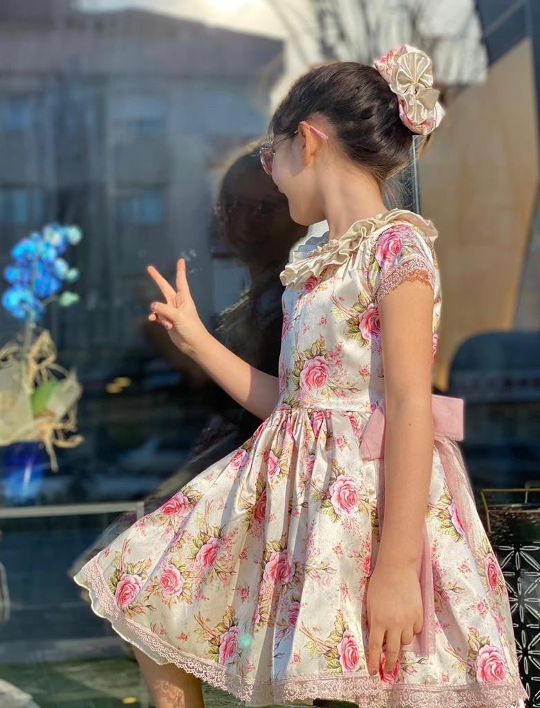 HC Kids Wear Floral Ruffle Dress  - Image 1