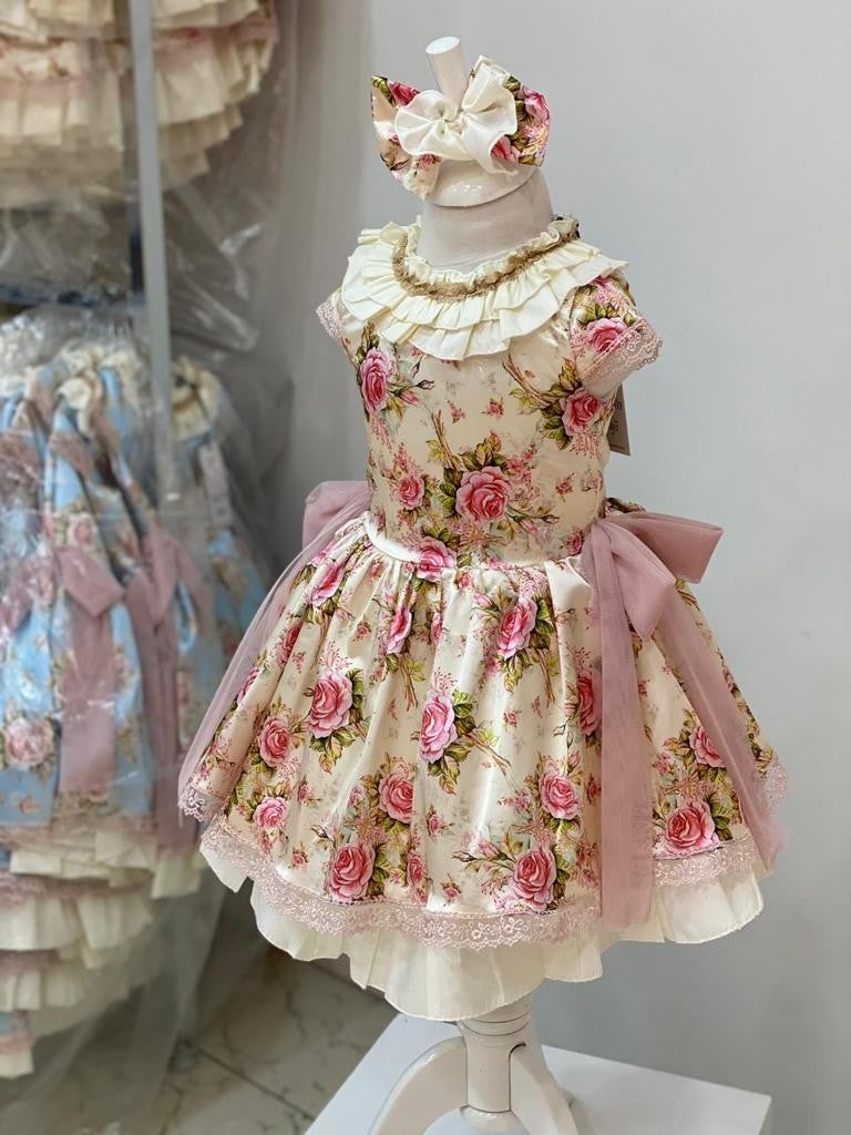 HC Kids Wear Floral Ruffle Dress  - Image 2