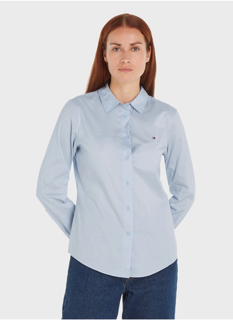 TOMMY HILFIGER - STRETCH OXFORD REGULAR SHIRT - Image 1