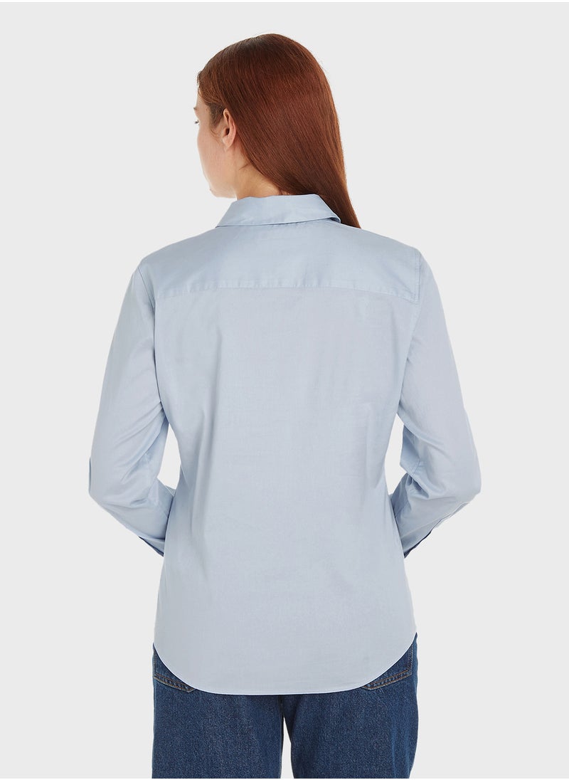 TOMMY HILFIGER - STRETCH OXFORD REGULAR SHIRT - Image 1