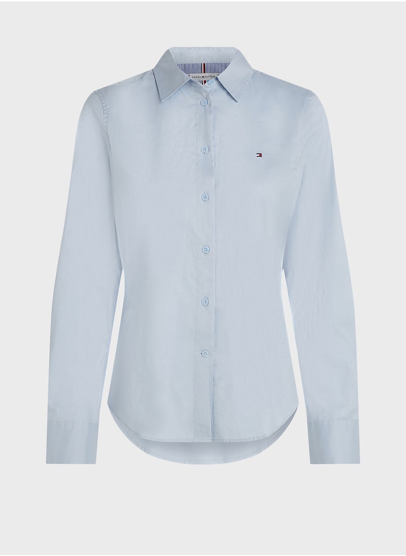 TOMMY HILFIGER - STRETCH OXFORD REGULAR SHIRT - Image 1