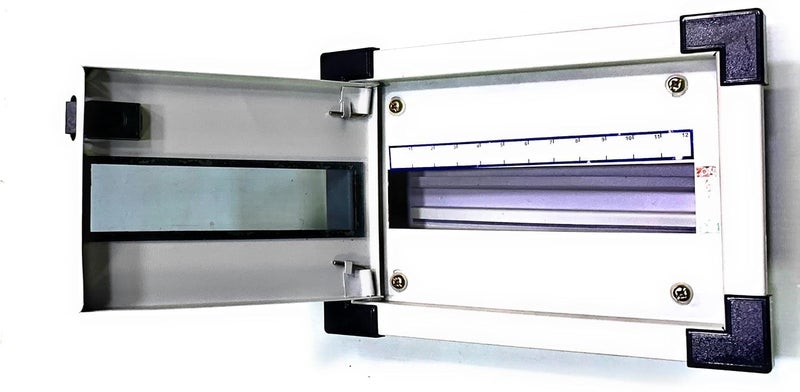 ELECTRRIUS لوحة توزيع كهربائية Electrius Odex 6-Way SPN MCB - صندوق دوائر مصغر ذو بابين، ثقيل الوزن، للاستخدام المنزلي والتجاري - Image 2