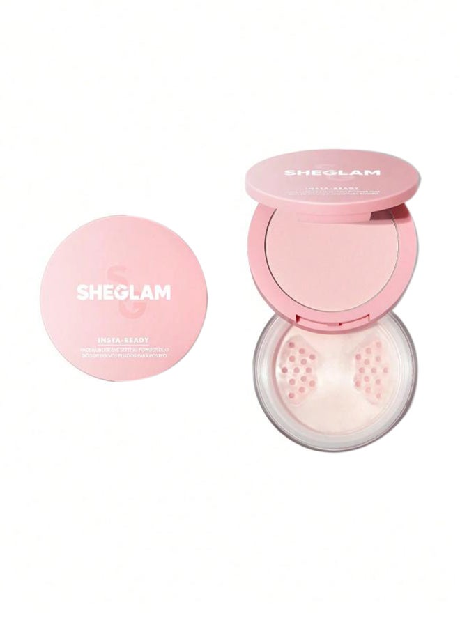 SHEGLAM Insta-Ready Face & Under Eye Setting Powder Duo Bubblegum - Image 1