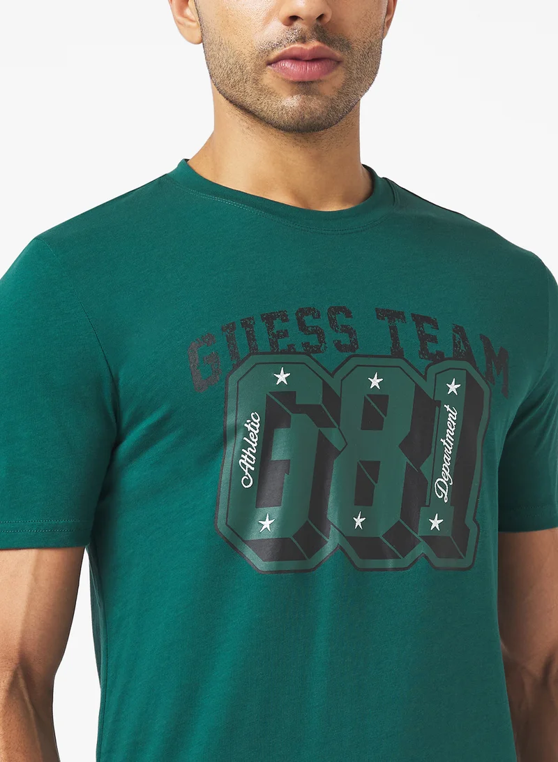 جس Mentore Crew Neck   T-Shirt