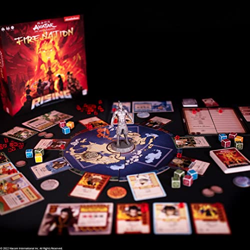 USAopoly أفاتار: آخر موهوب الهواء: صعود أمة النار | لعبة لوحية تعاونية | تضم أونغ، كاتارا، سوكا، توف، زوكو، واللورد أوزاي | منتجات أفاتار مرخصة رسميًا - Image 2