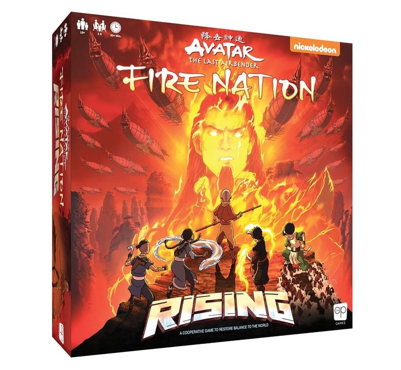 USAopoly أفاتار: آخر موهوب الهواء: صعود أمة النار | لعبة لوحية تعاونية | تضم أونغ، كاتارا، سوكا، توف، زوكو، واللورد أوزاي | منتجات أفاتار مرخصة رسميًا - Image 4