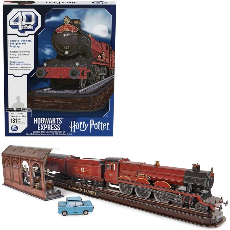 Spin Master - 4D Build Harry Potter Hogwarts Express 181 Pieces - 6069814 - Image 1